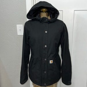 Women's Black Hooded Jacket